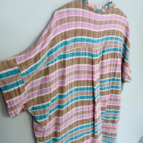 FREE PEOPLE INTIMATELY Beachy Linen Cotton Tunic Top - Picture 4 of 8